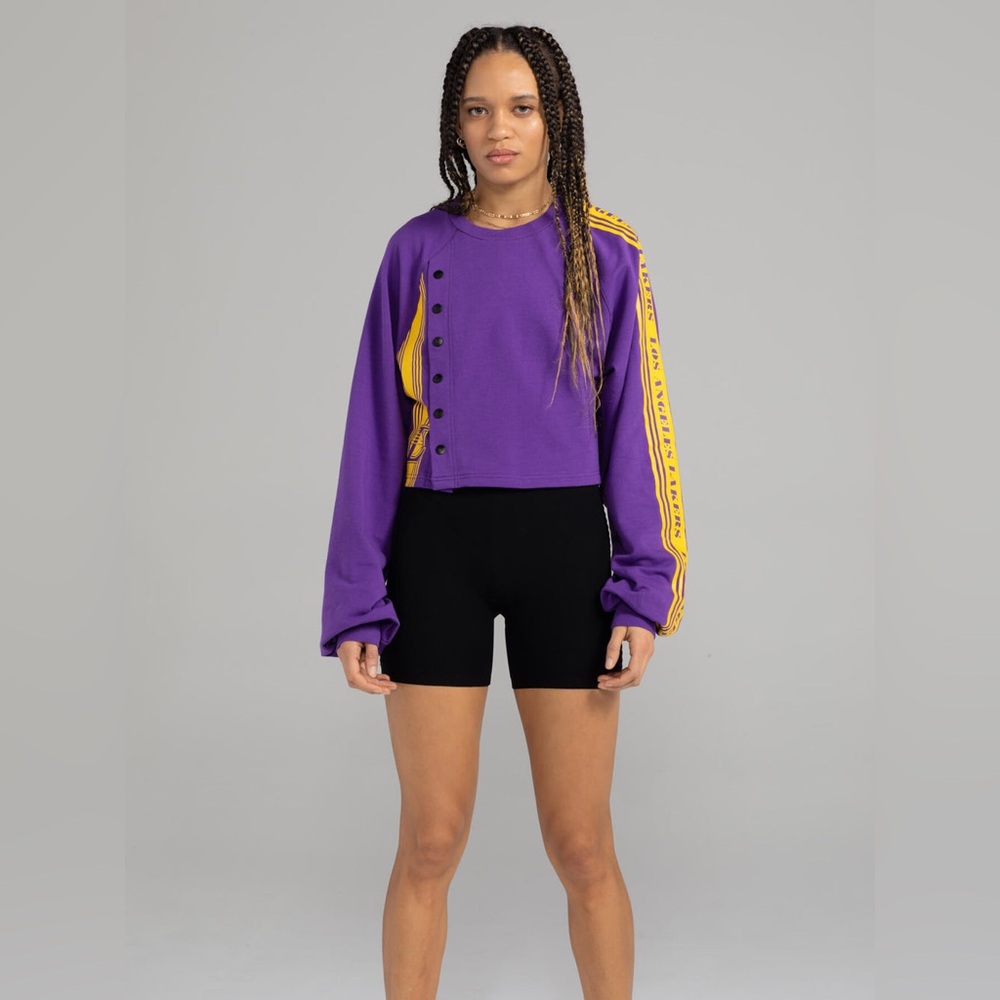 QORE LA Lakers Team Crop